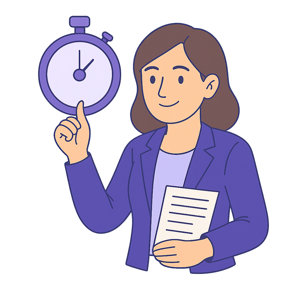 Illustration d’une conseillère professionnelle – MAJE SOLUTIONS aide à trouver rapidement la solution digitale adaptée aux besoins de l’entreprise.